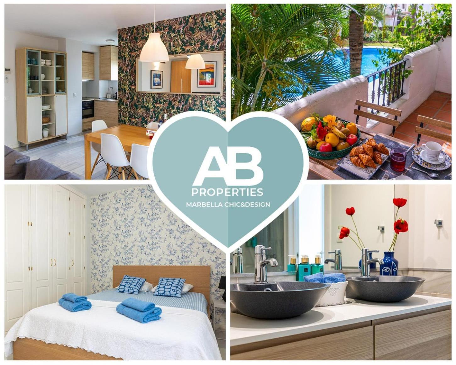 公寓 Ab - Design Penthouse - Puerto Banus - Golden Mile - Pool And Tropical Garden View